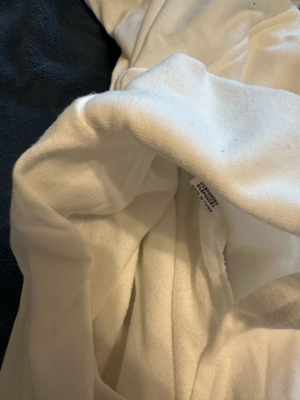 Papermoon Cream Textured Loungewear Set - Picture 6 of 8
